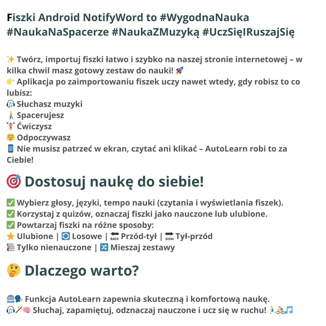 bez rezygnowania z przyjemności